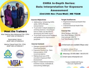 MIHA Technical Workshop - CHRA In-Depth Series: Data Interpretation for Exposure