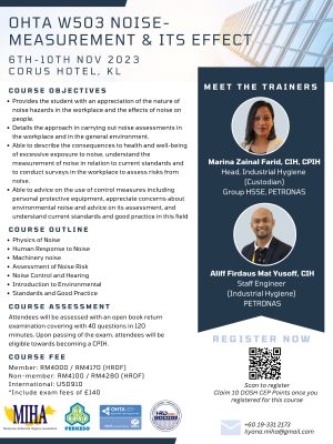 OHTA W503 Noise – Measurement and Its Effects